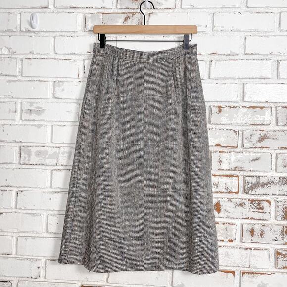 Vintage 70s 80s Royce Ltd New York Tweed Skirt and Double-Breasted Blazer Set 12 - Picture 11 of 16